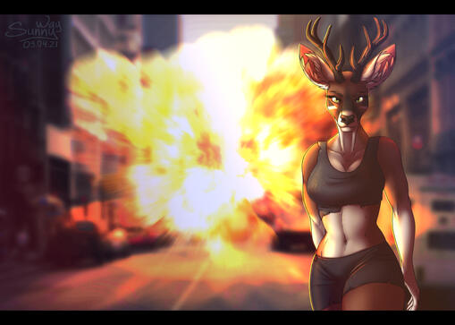 Don't look at explosions